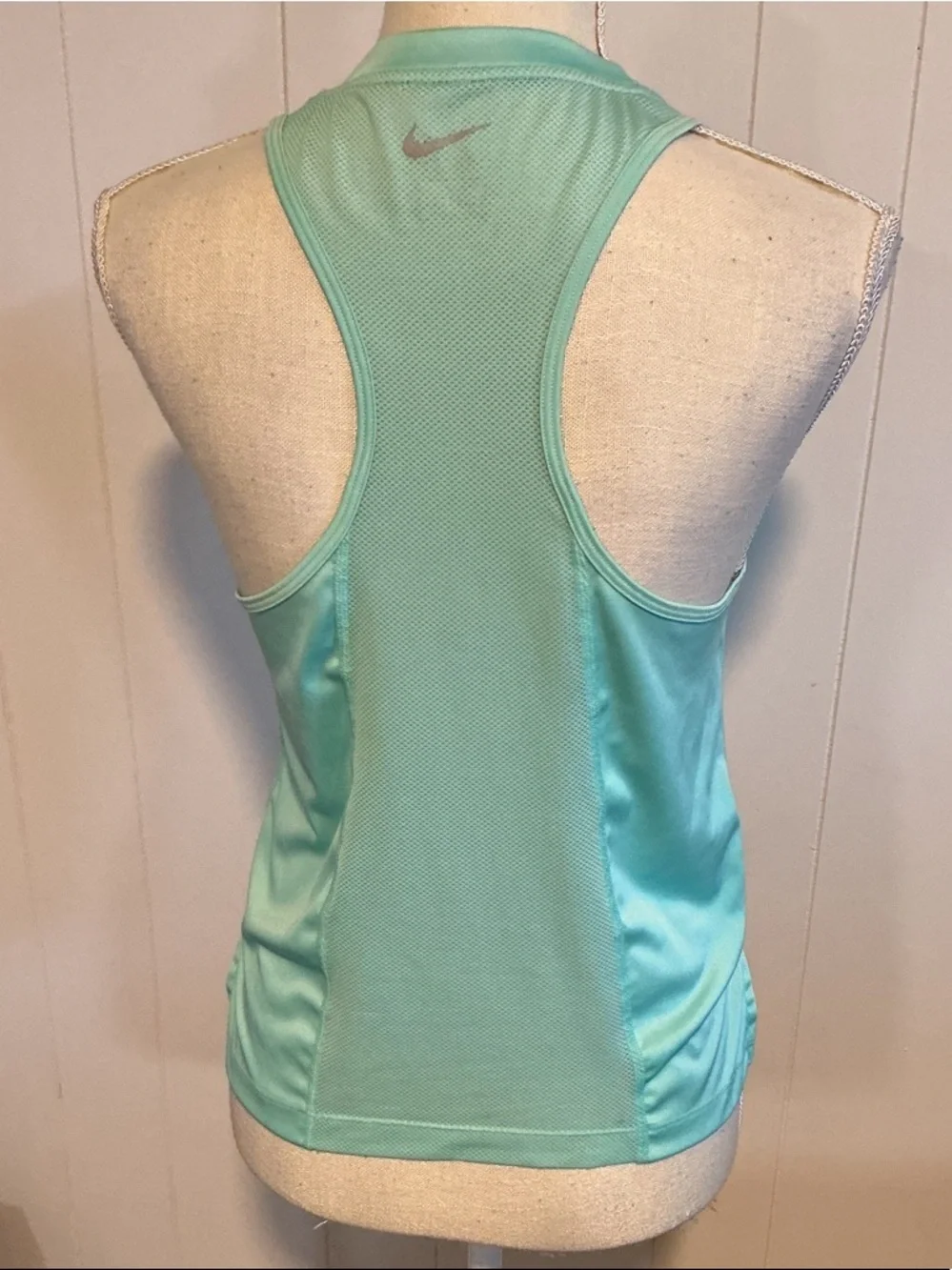 Nike Mint Green Racerback Athletic Tank Top